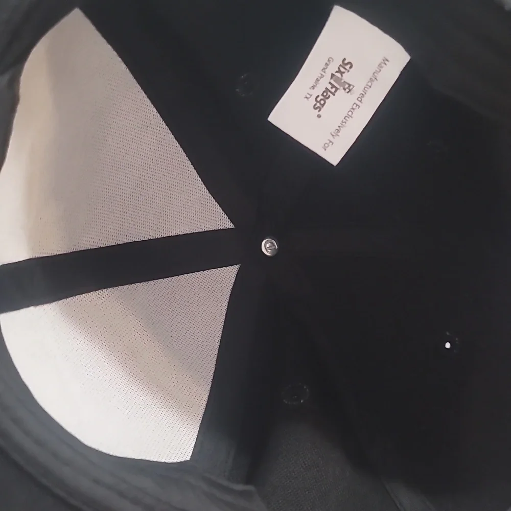 SIX FLAGS BATMAN black snap back hat baseball cap